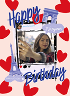 Happy Birthday Selfie Emily In Paris